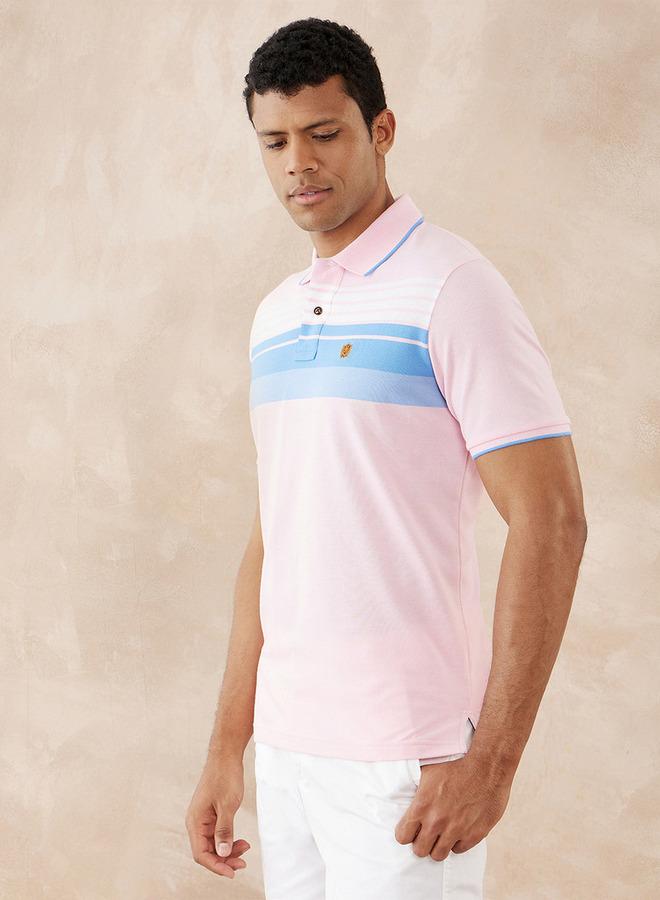 Fahrenheit Striped Polo T-shirt - Image 3