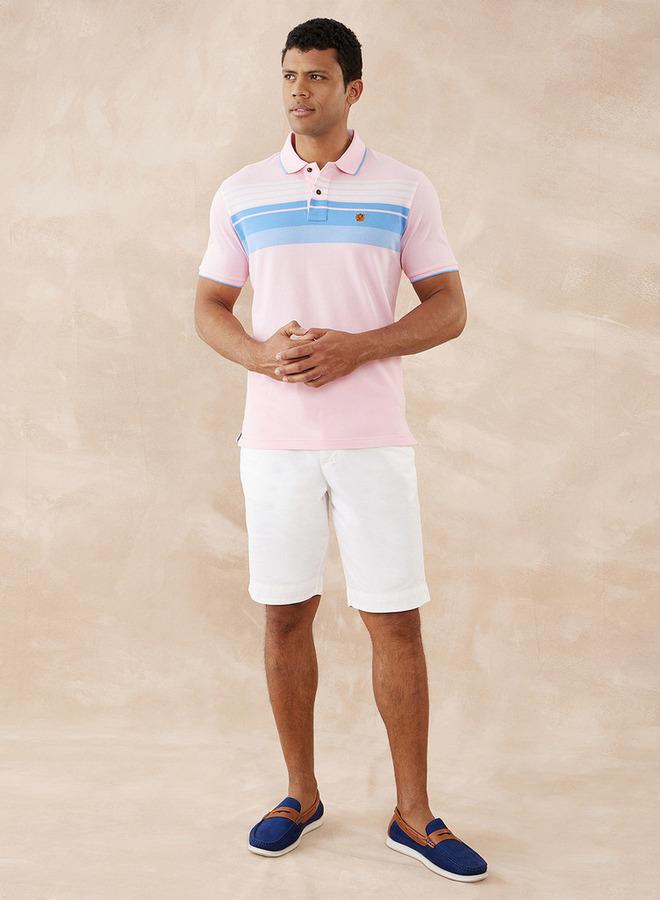 Fahrenheit Striped Polo T-shirt - Image 2