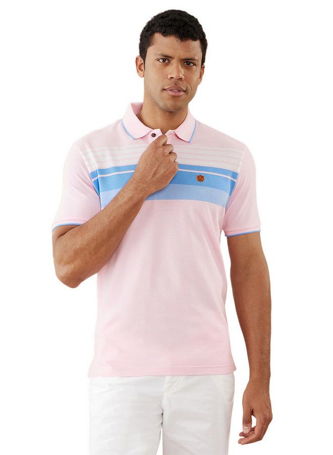 Fahrenheit Striped Polo T-shirt - Image 1