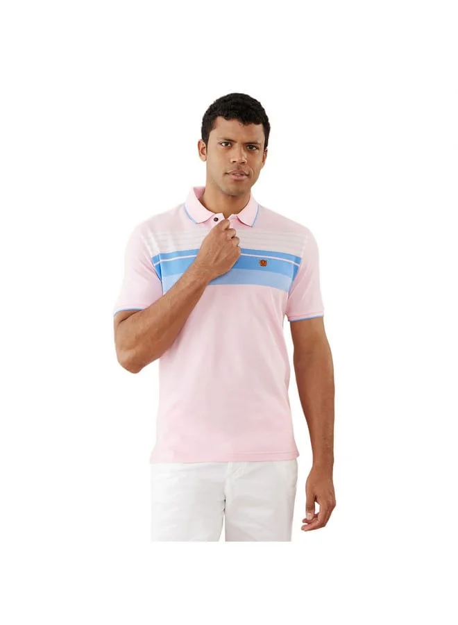 fahrenheit Fahrenheit Striped Polo T-shirt with Short Sleeves