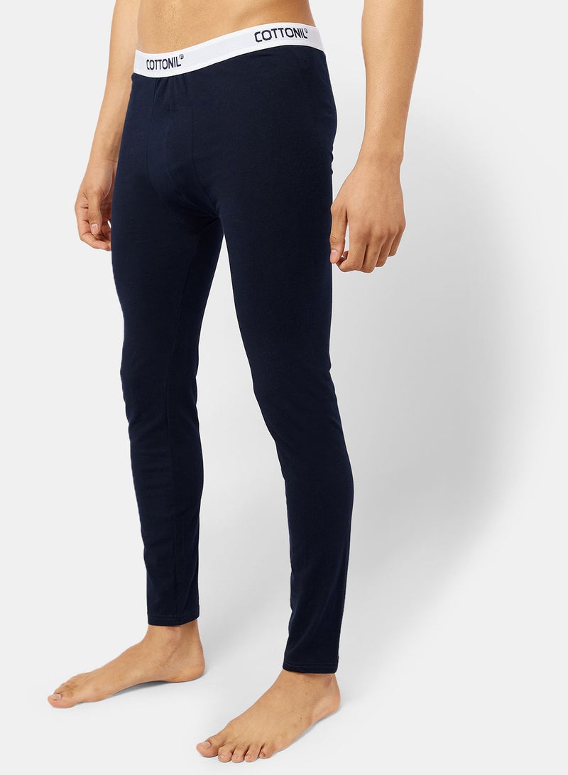 Cottonil Thermal Pants relax For Men - D Blue - Image 1