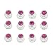 canjoyn 24 Pcs Bridal Gem Spin Hair Pins Swirl Hair Twists Coils Wedding Spiral Twist Hairpins Shiny Rhinestone Crystal Twisters Metal Spiral Updo Prom (Rose) - Image 2