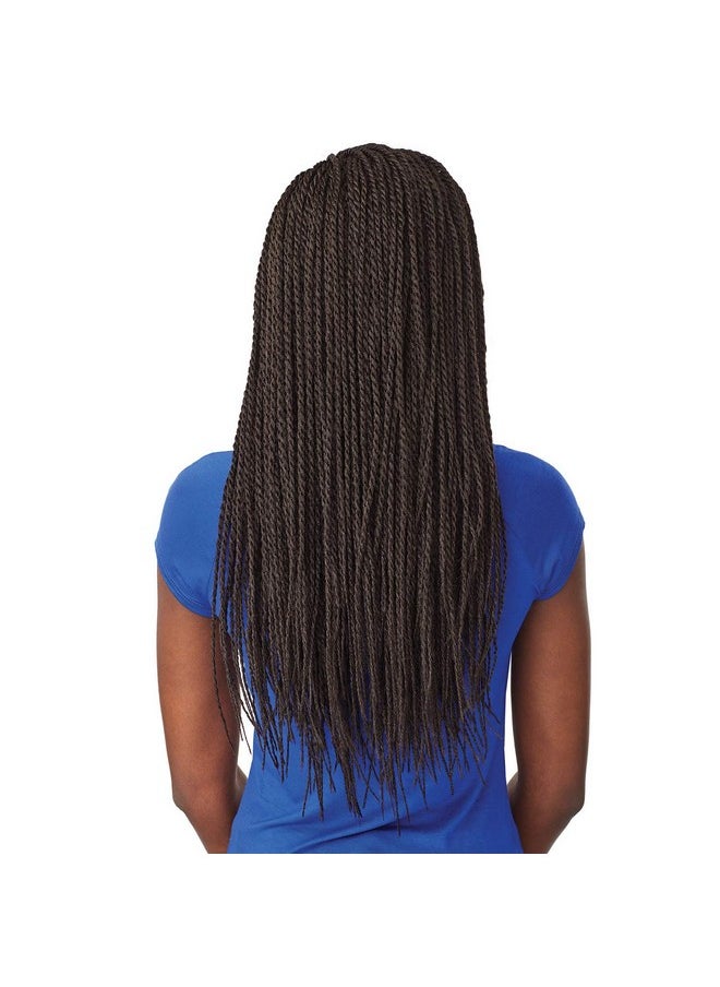 Sensationnel Cloud9 Swiss Lace Wig Multi Paring Lace Wig 4X4 Lace Parting Senegal Twist (1B_Off Black)  - Image 5