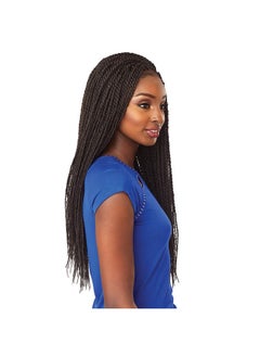 Sensationnel Cloud9 Swiss Lace Wig Multi Paring Lace Wig 4X4 Lace Parting Senegal Twist (1B_Off Black)  - Image 3