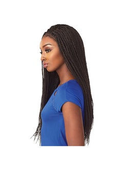 Sensationnel Cloud9 Swiss Lace Wig Multi Paring Lace Wig 4X4 Lace Parting Senegal Twist (1B_Off Black)  - Image 4