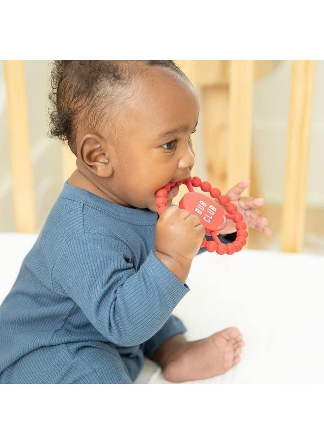 Bella Tunno Happy Teether Soft & Easy Grip Teething Ring Perfect For Babies And Teething Toys To Help Soothe Gums Non Toxic Bpa Free Silicone Teether Bub Club  - Image 4