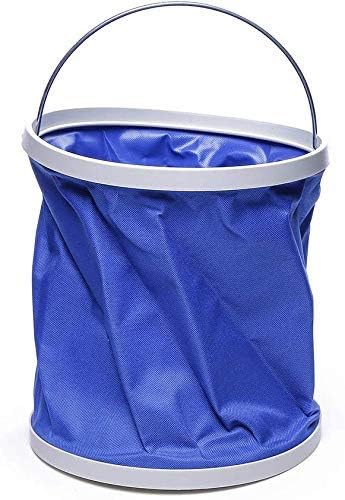 Cozron Cozron Oxford Material with PVC Waterproof Coating Portable Foldaway Water Bucket Collapsible Foldaway Bucket Portable Foldable Water Pail for Outdoor Camping Multicolour