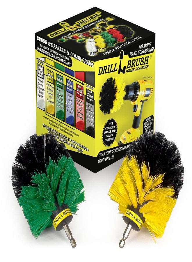 Drillbrush Kitchen Accessories - Pots and Pans Set - Spin Brush Kit - Grout Cleaner - Cleaning Supplies - Bathroom Accessories - Soap Scum, Hard Water Stains, Mineral Deposits, Calcium Build-up, Rust Stains - Image 1