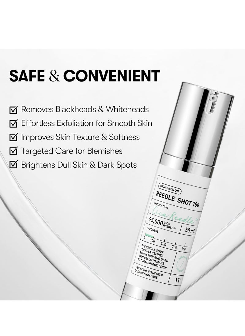 VT COSMETICS - VT COSMETICS CICA Reedle Shot 700 Essence | Ultimate Facial Essence for Skin Refining, Instant Skin Care, Centella Complex, Hyaluronic Acid, Green Propolis Extract 1Fl Oz (30ml) - Image 1