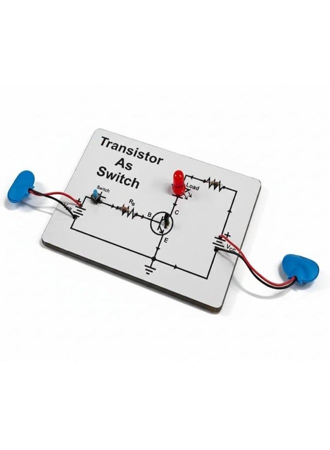ESPtronics Transistor as Switch Experiment Working Model for School Science Project Digital Electronics Educational STEM Learning Kit for Class 12 Students - Image 1