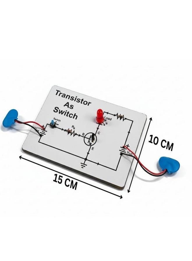 ESPtronics Transistor as Switch Experiment Working Model for School Science Project Digital Electronics Educational STEM Learning Kit for Class 12 Students - Image 2