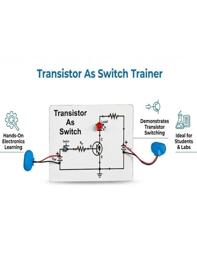 ESPtronics Transistor as Switch Experiment Working Model for School Science Project Digital Electronics Educational STEM Learning Kit for Class 12 Students - Image 3