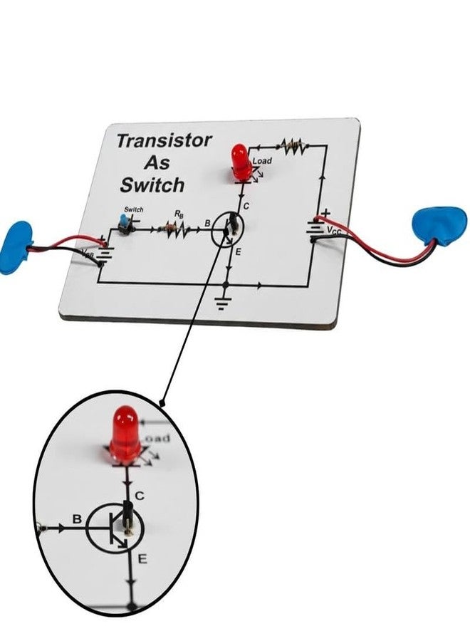 ESPtronics Transistor as Switch Experiment Working Model for School Science Project Digital Electronics Educational STEM Learning Kit for Class 12 Students - Image 4