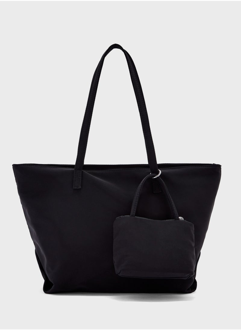 ELLA 2 In 1 Nylontote Bag With Mini Bag  - Image 1