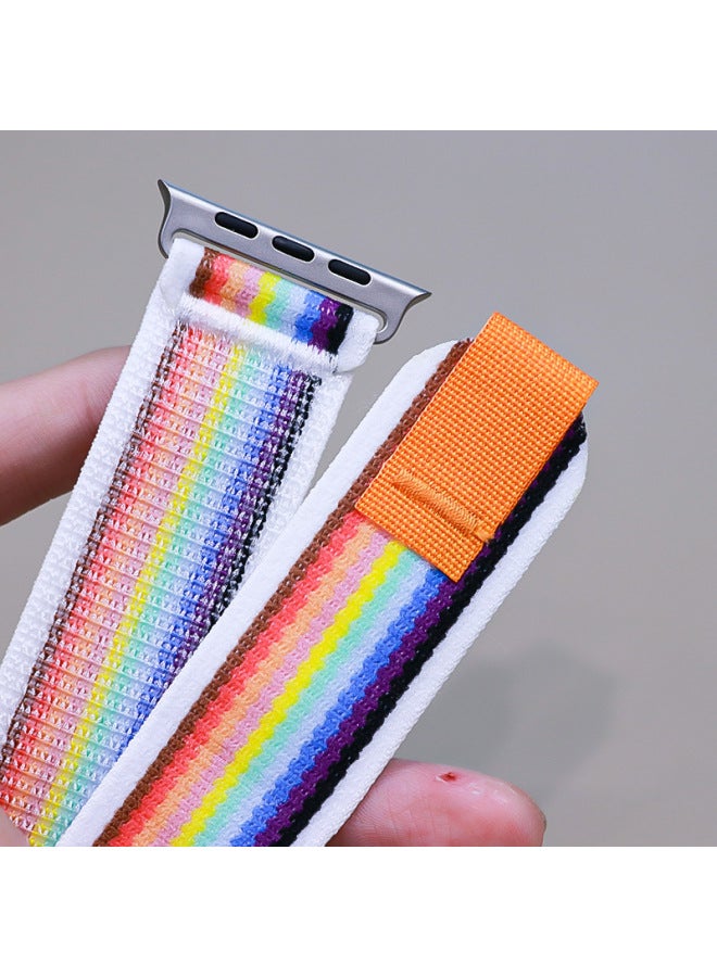 For Apple AppleWatch9 Wild Trail Loop Strap Ultra Sport Braided Nylon Loop Strap 