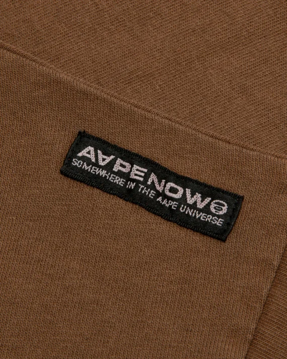 AAPE AAPENOW moonface logo short sleeve tee