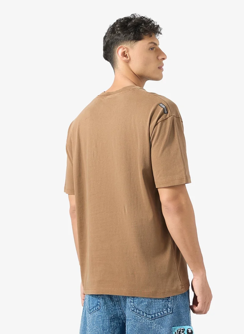 AAPE AAPENOW moonface logo short sleeve tee