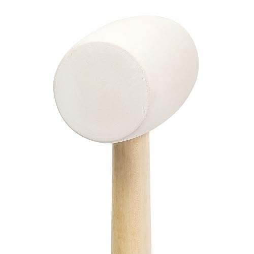 QEP 61613 16 oz. White Rubber Tile Tapping Mallet - Image 4