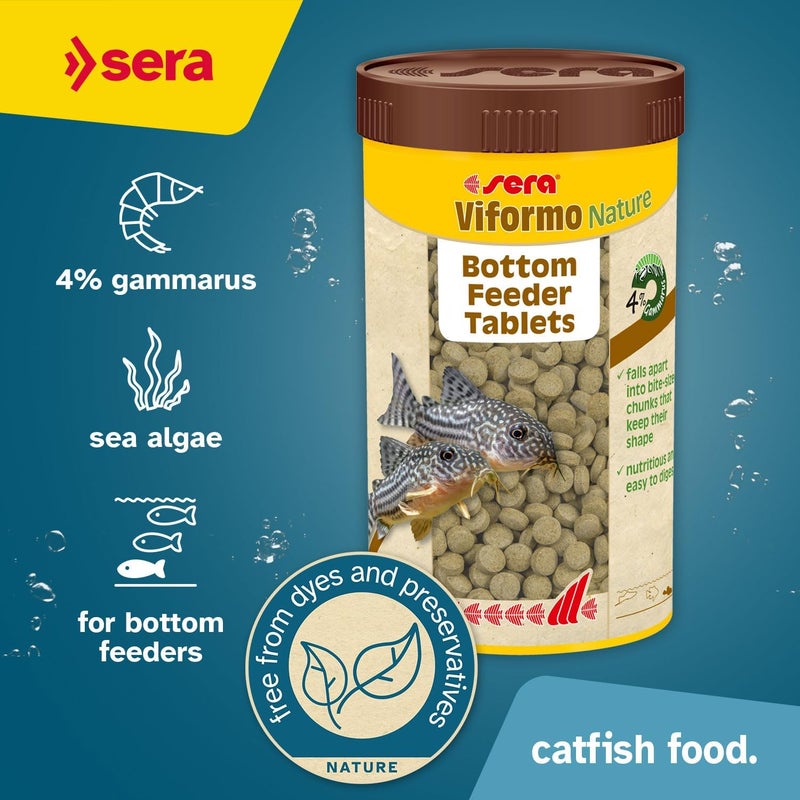 Sera Viformo Pleco Tabs Fish Food - 250 ml for Bottom Feeders - Image 2
