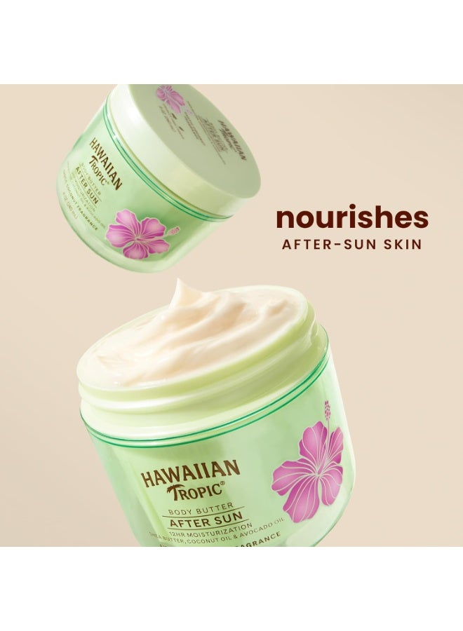Hawaiian Tropic زبدة الجسم بعد التعرض لأشعة الشمس من هاوايان تروبيك بزيت جوز الهند، 8 أونصة | لوشن بعد التعرض لأشعة الشمس، لوشن مرطب للجسم، مرطب بعد التعرض لأشعة الشمس، زبدة الجسم بجوز الهند، العناية بعد التعرض لأشعة الشمس، العناية بالبشرة بعد التعرض لأشعة الشمس، 8 أونصة - Image 2
