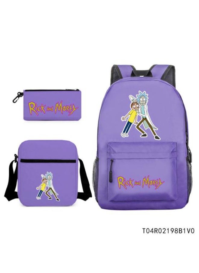 Generic Anime-style exquisite backpack combination, full of design sense, diverse storage and super practical - 721  - Image 1