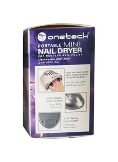 Onetech Mini Nail Dryer Fan DR300 - Portable and Efficient Nail Drying Solution - pzsku/Z15AD2533F53712BD7DE1Z/45/_/1688476972/8776b69a-da06-4695-abfb-ce4a0e18596d