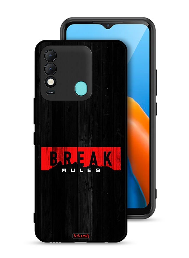 Tolwak Tecno Spark 8 Protective Case Cover Break Rules - Image 1