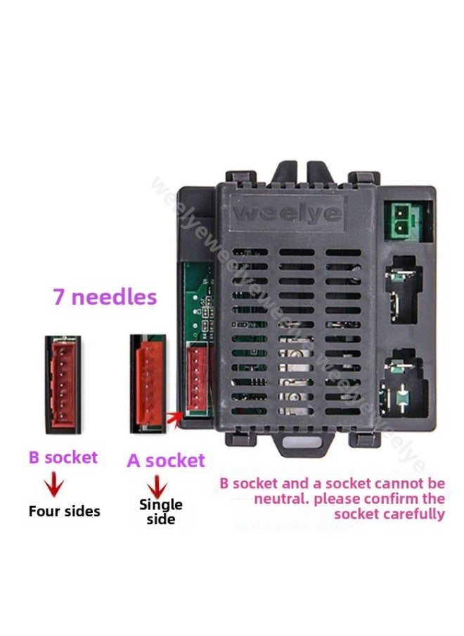 Generic Beria Children's Electric Car 2.4G Frequency Remote Control WEELYE Circuit Board WELLYE Control Receiver-Color:RX4712VFCCE Receiver  - Image 3