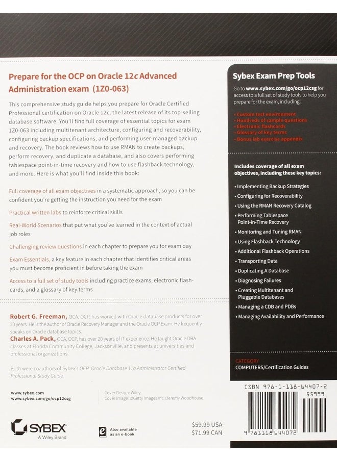 null - OCA: Oracle Database 12c Administrator Certified Associate Study Guide: Exams 1Z0-061 and 1Z0-062 - Image 1