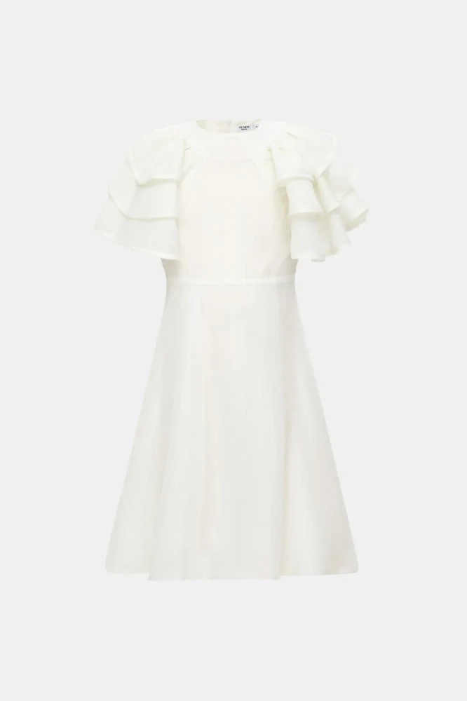 Tenda Ruffled Chiffon Dress