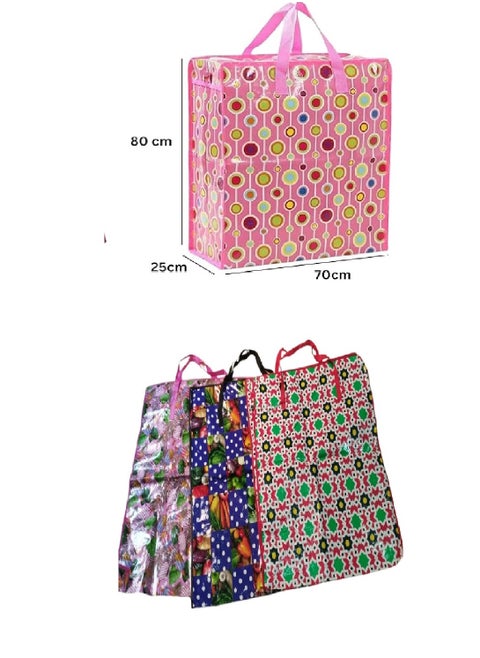 Jumbo Storage Bag Large Multi-Colored, Shaped and Uses (28*70*80cm)