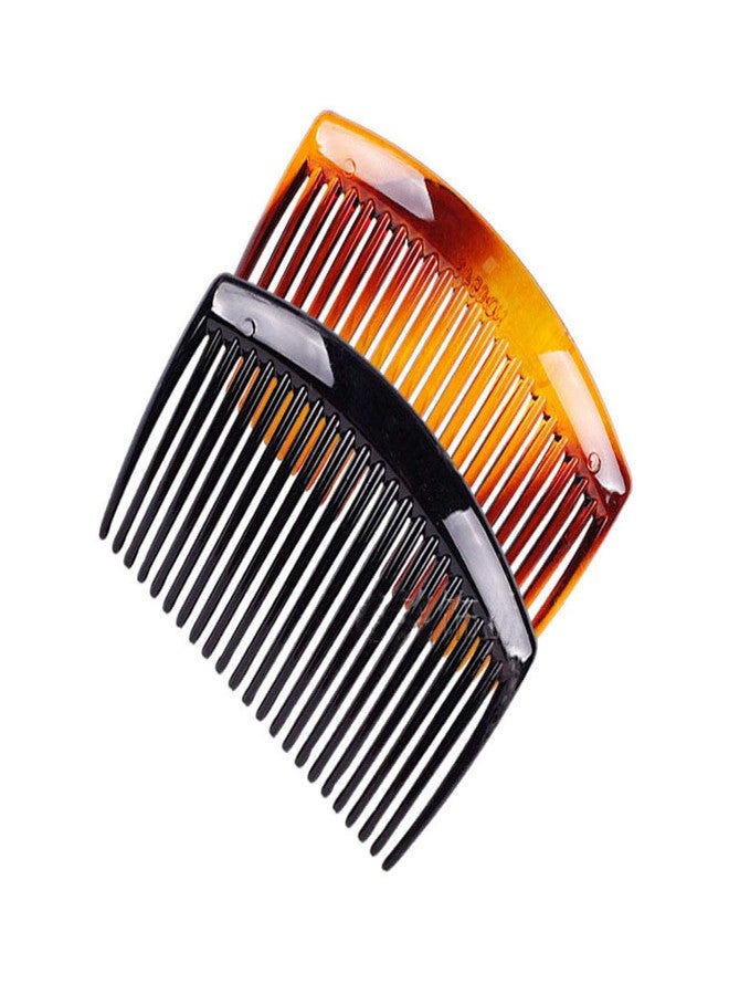 Suoirblss 4 PCS Plastic Hair Comb Hair Clip Clamp Side Hair Comb Women Men Girls Bridal Wedding Veil Comb for Fine Hair Hair Accessory (3.35 inches 23 teeth) - Image 1
