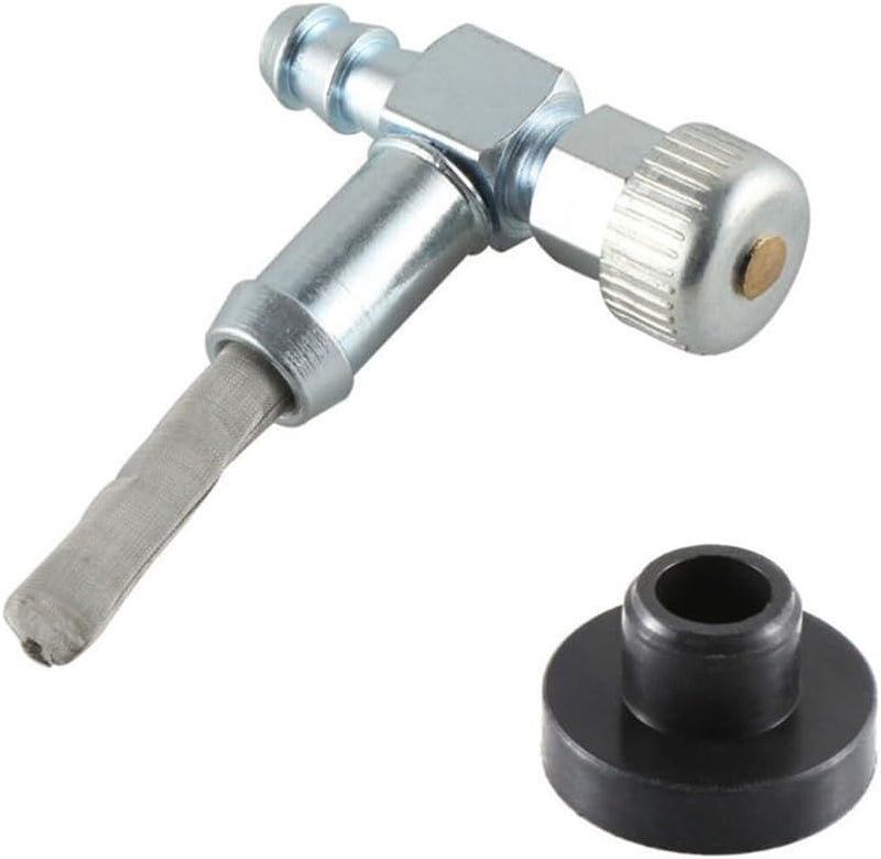 Fuel Gas Tank Grommet and Shut Off Valve Size B for Generator Riding Mower Snow Blower - Image 1