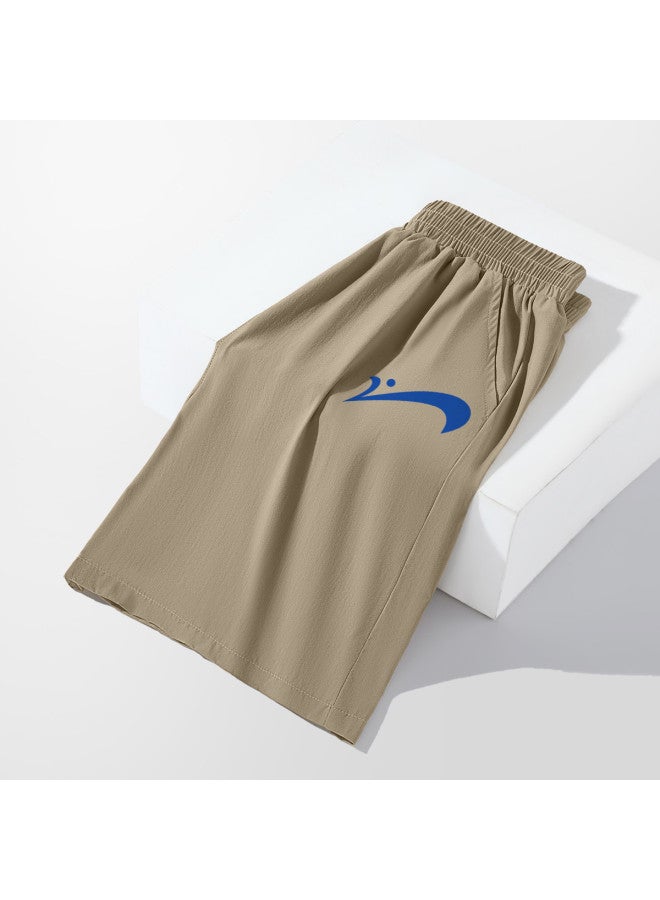 Noble bird Boys' Summer Quick-dry Shorts, Lightweight Breathable Sports Pants, Mid-to-large Kids' Outdoor Quick-dry Shorts, Printed 5-panel Shorts - Image 2