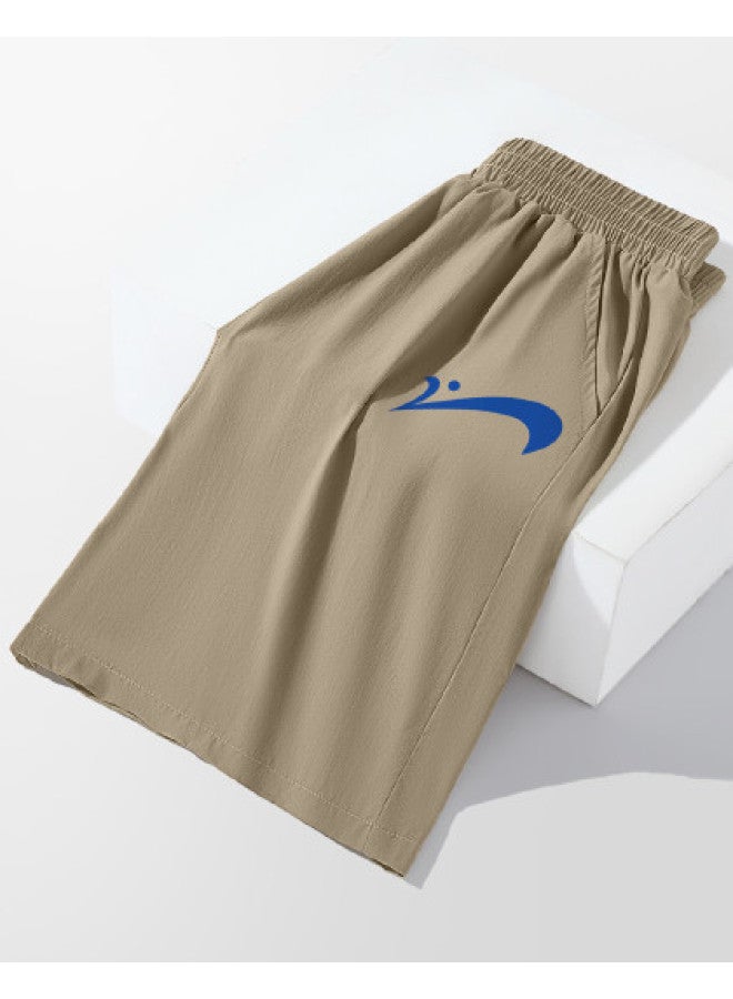 Noble bird Boys' Summer Quick-dry Shorts, Lightweight Breathable Sports Pants, Mid-to-large Kids' Outdoor Quick-dry Shorts, Printed 5-panel Shorts - Image 1