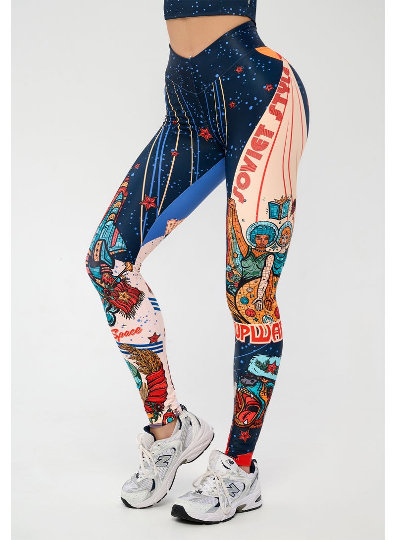 Bona Fide Premium Quality Leggings for Women with Unique Design and Push Up - High Waisted Tummy Control Legging - Image 1