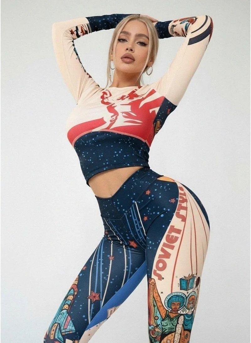 Bona Fide Bona Classic "Russian girl" Classic Russian Girl High Waist Gym Leggings for Women for Women | Best Price UAE