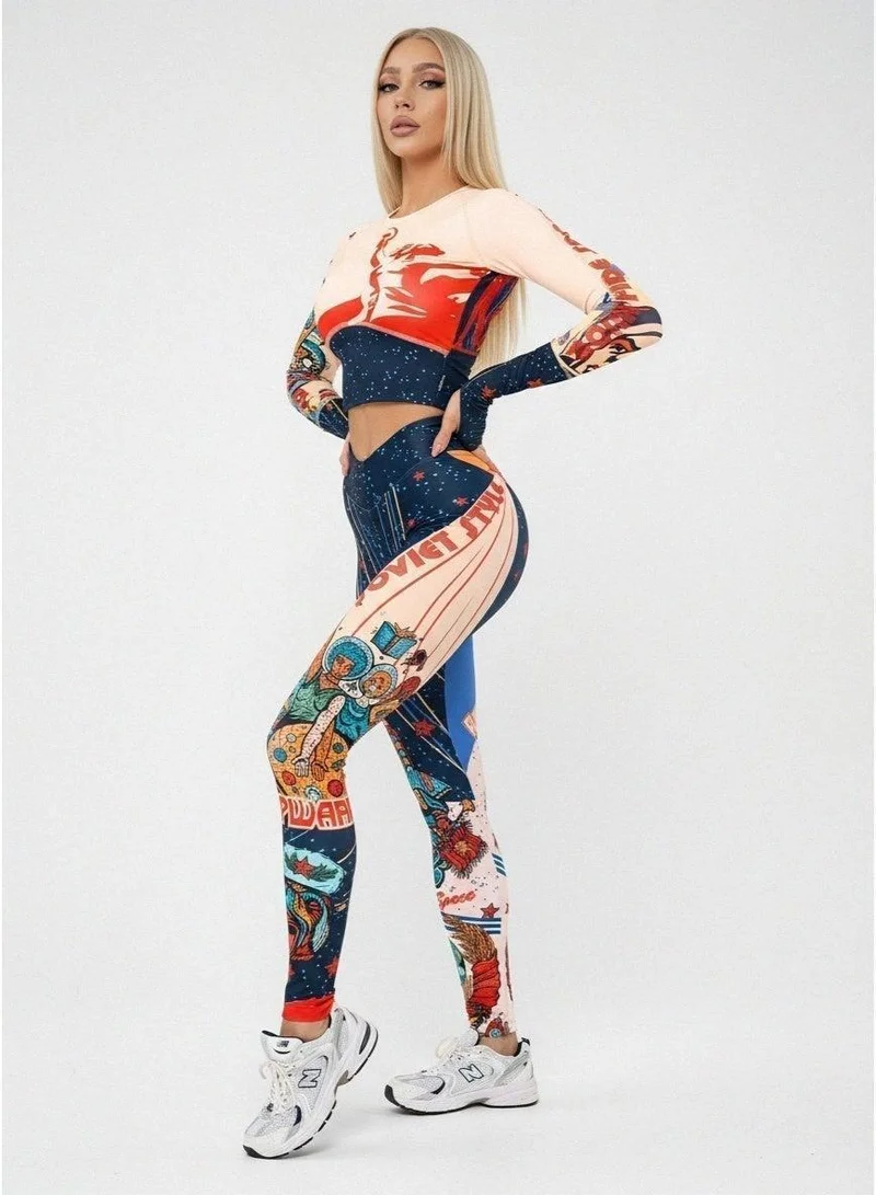 Bona Fide Bona Classic "Russian girl" Classic Russian Girl High Waist Gym Leggings for Women for Women | Best Price UAE