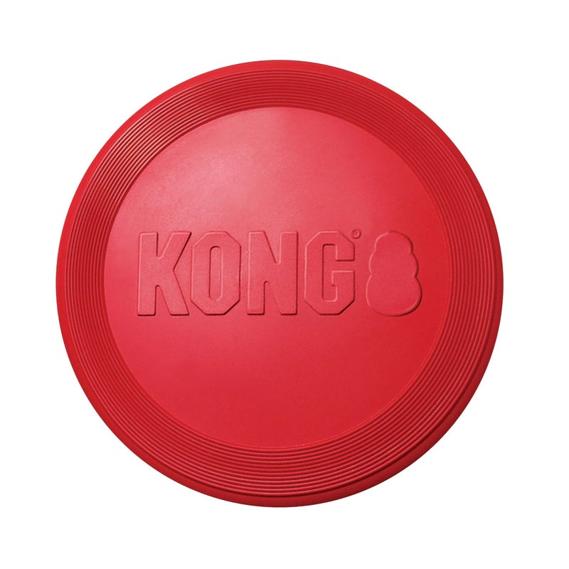 KONG Flyer Durable Dog Toy for Outdoor Playtime Natural Rubber Flying Disc Dog Toy for Fetch Safer Disc for Healthy Activity for Small Dogs - Image 2