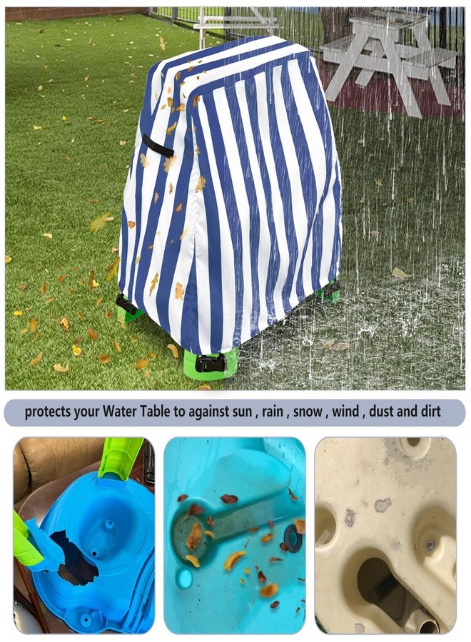 Aacabo Kids Water Table Cover Fit Step2 Rain Showers Splash Pond Water Table,Waterproof Dust Proof Anti-UV Outdoor Toys Cover-Cover only - Image 2