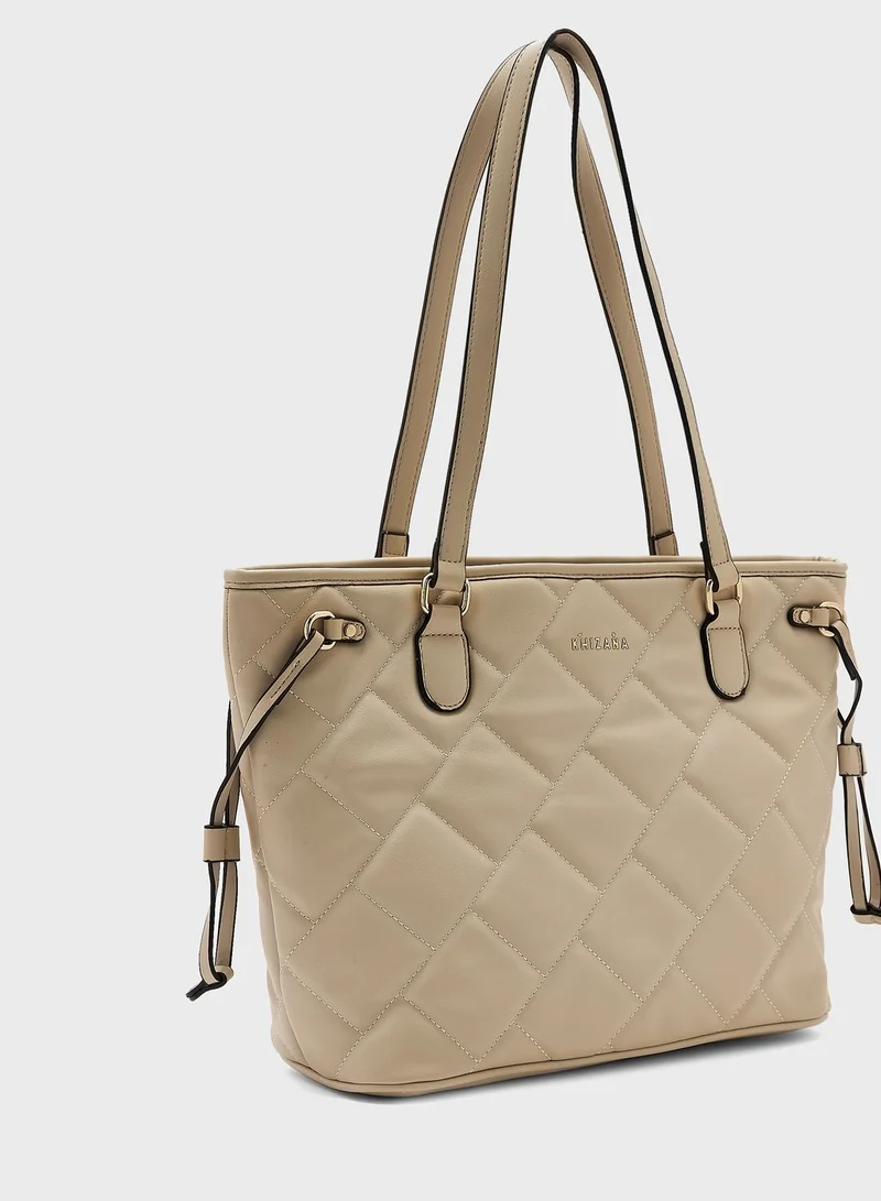 Khizana Quilted Tote Bag