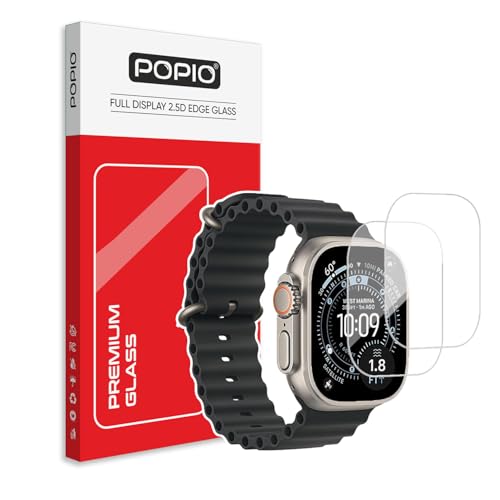 POPIO Military-Grade Gorilla Tempered Glass for Apple Watch Ultra 3/2/1 (Pack of 2) - Image 1