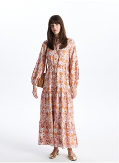 LC WAIKIKI Floral Long Sleeve Women's Shirt Dress  - Image 1