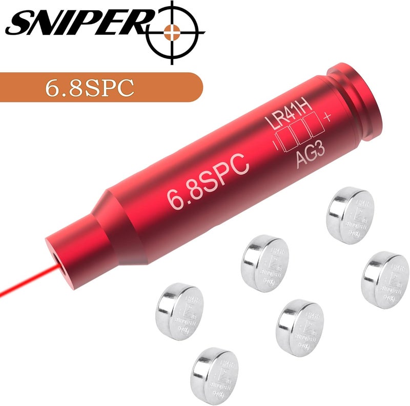 TPO .223/.308/30-30/30-06/.350 Legend/300BLK/6.5 Creedmoor/450 Bushmaster/338/Crossbow/.300 Win/7.62X54R/6.5 Grendel/5.7x28/.458 Socom Red Laser Bore Sight w/ 6 Batteries - Image 2
