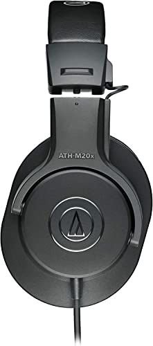 Audio-Technica ATH-M20x Professional Studio Monitor Headphones, Black (AUD ATHM20X) - Image 2