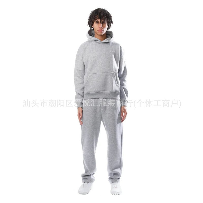 Sweater Suit Fashion Casual Logo Printing Hooded Sweater Suit - Image 1