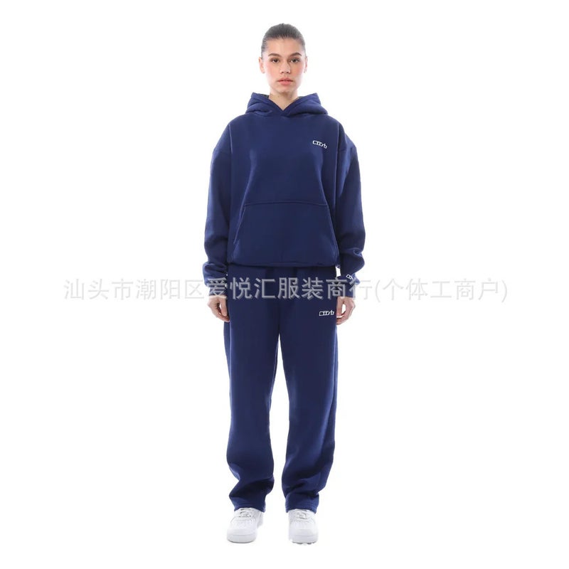 Sweater Suit Fashion Casual Logo Printing Hooded Sweater Suit - Image 2