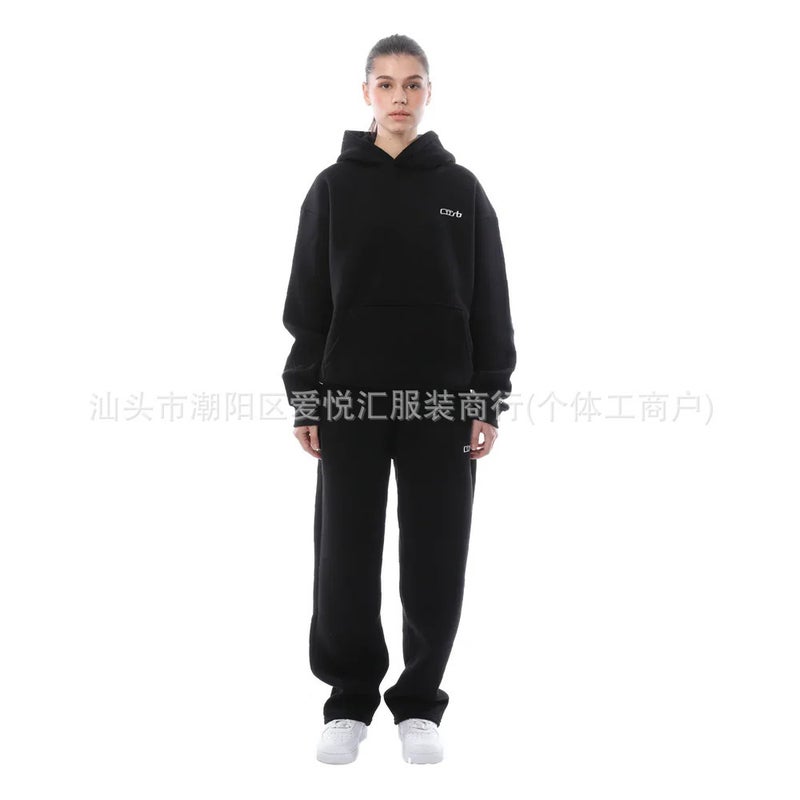 Sweater Suit Fashion Casual Logo Printing Hooded Sweater Suit - Image 4