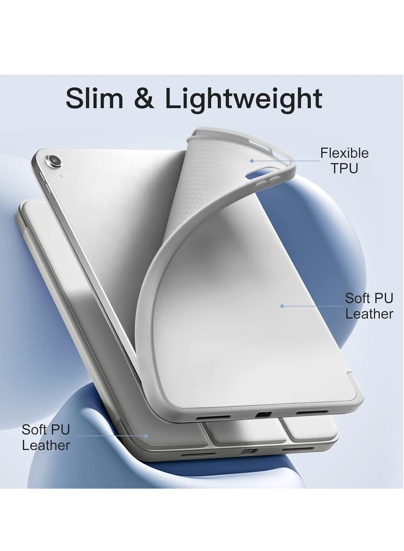 MIGOFAST iPad 10th Generation Case 2022 10.9 Inch with Pencil Holder Trifold Stand Smart Case with Soft TPU Back Auto Wake Sleep - Image 5