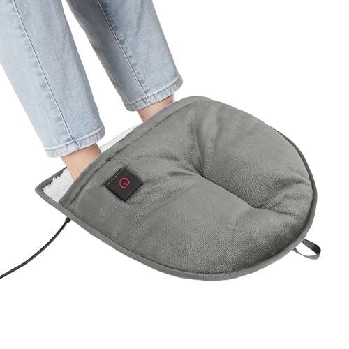 Brookstone Electric Foot Warmer Ultimate Relaxation with 4 Adjustable Settings for Custom Warmth Soft SherpaLined for Supreme Comfort Feet Heater for Sofa Desk or Anywhere 100 Polyester - Image 1